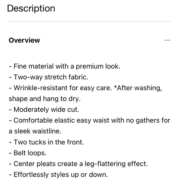 Uniqlo Wide Pleated Trousers - Picture 2 of 3